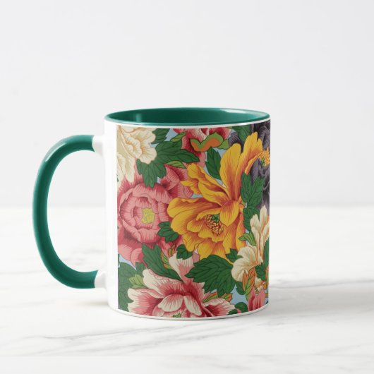 Peony Cascade-Tasse Tasse (Links)