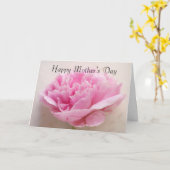 Peony Closeup Muttertag Karte (Gelbe Blume)