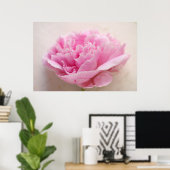 Peony Closeup Poster (Heimbüro)