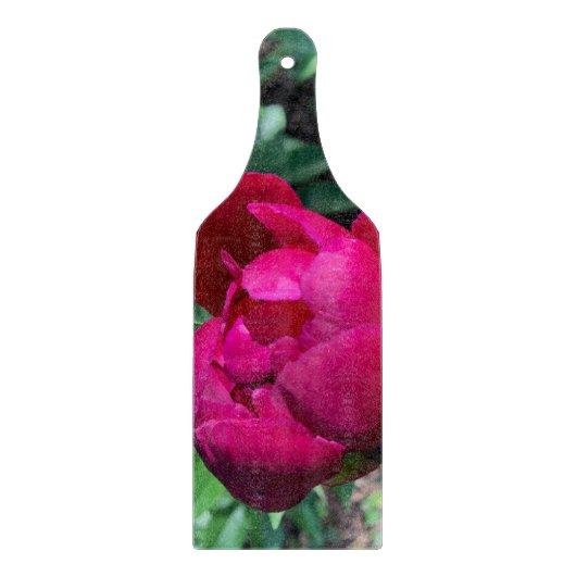 Peony Cutting Board Schneidebrett (Vorderseite)