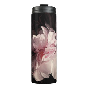 Peony Dark Wall: Design der bemalten Blume Thermosbecher