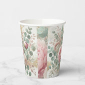 Peony Drama Light Paper Cups Pappbecher (Links)