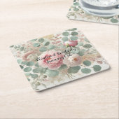 Peony Drama Paper & Party Teller Rechteckiger Pappuntersetzer (angewinkelt)