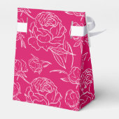 Peony Elegance Wedding Geschenkschachtel (Rückseite)