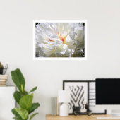 Peony Flame Print Poster (Heimbüro)