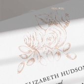 Peony Floral Art Sketch Rose Folieneinladung