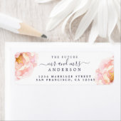 Peony Floral Future Mr. Wedding Rücksendeadresse (Insitu)