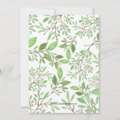 Peony Floral Graduation Party Einladung (Rückseite)