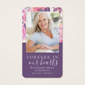 Peony Floral in unserer Herz-Gedächtniskarte (Vorderseite)