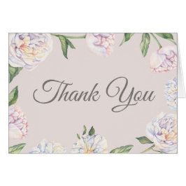 Peony Floral Mauve Danke, Card