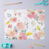 Peony floral Pink Muster Antique Hochzeiten Seidenpapier (Basteln)