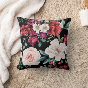 Peony Floral Watercolor Kissen