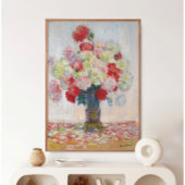 Peony Flower Still Life Art Print Home Decor Poster