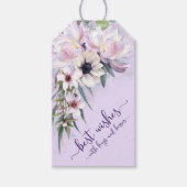 Peony Garden Best Wünsche mit Hugs und Kisses Geschenkanhänger (Vorderseite)