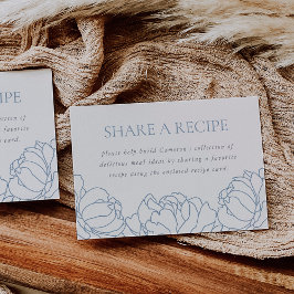 Peony Garden Brautparty Rezept Karte