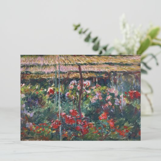 Peony Garden | Claude Monet (Stehend Vorderseite)