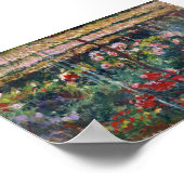 Peony Garden | Claude Monet Poster (Ecke)