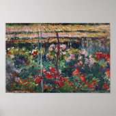 Peony Garden | Claude Monet Poster (Vorne)