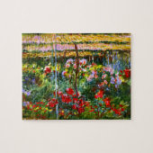 Peony Garden Claude Monet Puzzle (Horizontal)