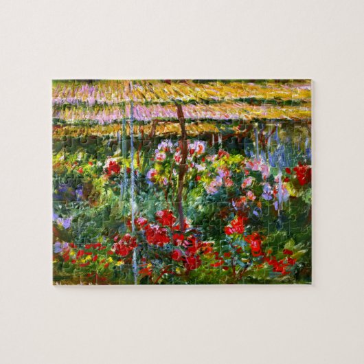 Peony Garden Claude Monet Puzzle (Horizontal)