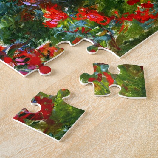 Peony Garden Claude Monet Puzzle (Seite)