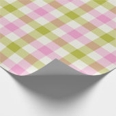 Peony Gingham - Wrapping Paper Geschenkpapier (Ecke)
