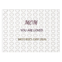 Peony Heart Celebration Pattern for Mom