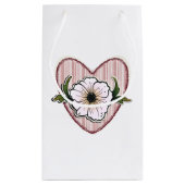 Peony Heart Kleine Geschenktüte (Rückseite)