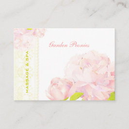 Peony + Imitate Lace Business Termin Card