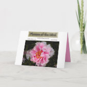 Peony in Full Karte (Rückseite)