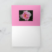 Peony in Full Karte (Innenseite)