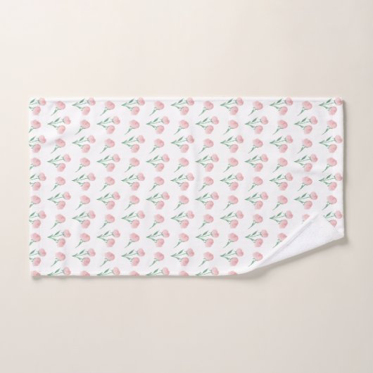 Peony in Pink Handtuch, Preppy Uni oder Dusche Badhandtuch Set (Handtuch)