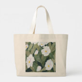 Peony Jumbo Tote Bag Jumbo Stoffbeutel (Rückseite)