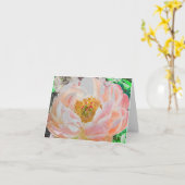 PEONY KARTE (Gelbe Blume)
