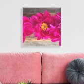 Peony Leinwand (Insitu (Wohnzimmer))