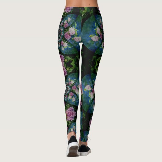 Peony Mandala Leggings (Rückseite)