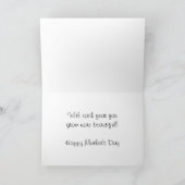 Peony Mother's Day Card Karte (Innenseite)