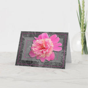 Peony Mother's Day Card Karte