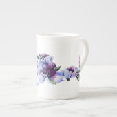 Peony Noir Bone China Tasse (Vorderseite Rechts)