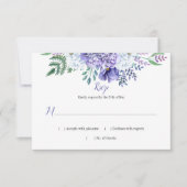 Peony Passion floral Hintergrund Horizontale UAWG RSVP Karte (Vorderseite)