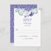 Peony Passion floral Hintergrund Vertikale UAWG RSVP Karte (Vorne/Hinten)