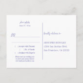 Peony Passion UAWG Postcard Einladungspostkarte (Rückseite)