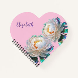 Peony Peace Notizblock