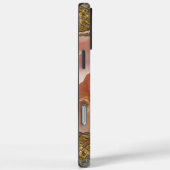 Peony Perfect Pinkish Monogram Elegant Case-Mate iPhone Hülle (Rückseite / Rechts)