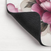 Peony Pink Alcohol Ink Mousepad (Ecke)