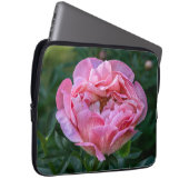 Peony, Pink Flower Fotografy Laptopschutzhülle (Vorne Rechts)