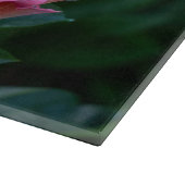 Peony, Pink Flower Fotografy Schneidebrett (Ecke)