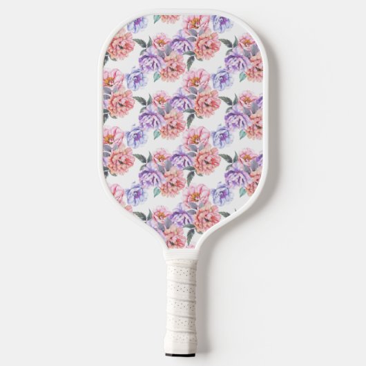 Peony Pink und Lila Pickleball Paddle (Rückseite)