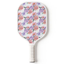 Peony Pink und Lila Pickleball Paddle