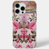 Peony Place Monogram Case-Mate iPhone Hülle (Rückseite)